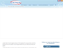 Tablet Screenshot of lactalisfeed.fr